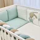 Set lenjerie Patut Bebe Copii 7 piese Bunies (4)